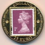 Great Britain., 25 euro, 1997