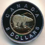Canada, 2 dollars, 1996