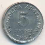 Аргентина, 5 сентаво (1951–1953 г.)
