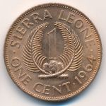 Сьерра-Леоне, 1 цент (1964 г.)