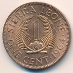 Сьерра-Леоне, 1 цент (1964 г.)