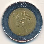 Сан-Марино, 500 лир (1986 г.)