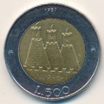 Сан-Марино, 500 лир (1987 г.)