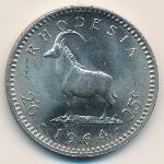 Родезия, 2 1/2 шиллинга-25 центов (1964 г.)