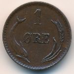 Denmark, 1 эре (1874 г.)