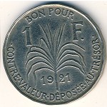 Гваделупа, 1 франк (1903–1921 г.)