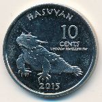 Индейская резервация Хамул, 10 центов (2015 г.)