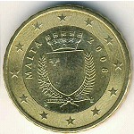 Мальта, 10 евроцентов (2008 г.)