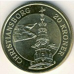 Denmark, 20 kroner, 2003