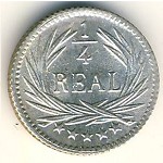 Guatemala, 1/4 real, 1894–1899