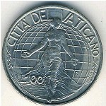 Vatican City, 100 lire, 1998