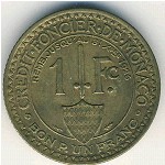 Монако, 1 франк (1924 г.)