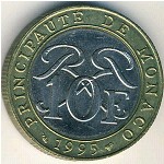 Monaco, 10 francs, 1989–2000