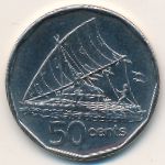 Фиджи, 50 центов (2009–2010 г.)