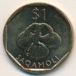Fiji, 1 dollar, 2009–2010