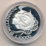 San Marino, 10000 lire, 1999
