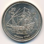 Бассас-да-Индия, 20 франков (2012 г.)