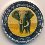 Uganda, 1000 shillings, 1996