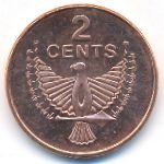 Соломоновы острова, 2 цента (1987–2006 г.)