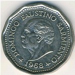Argentina, 25 pesos, 1968