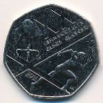 Great Britain, 50 pence, 2014