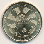 Canada, 1 dollar, 2019