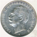 Baden, 5 mark, 1908–1913