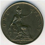 Great Britain, 1 penny, 1895–1901