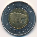 Canada, 2 dollars, 2006–2012