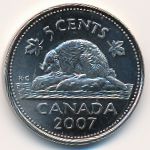 Canada, 5 cents, 2003–2020