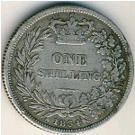 Great Britain, 1 shilling, 1831–1837