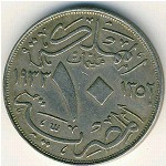 Egypt, 10 milliemes, 1929–1935