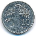 Зимбабве, 10 центов (2001–2003 г.)