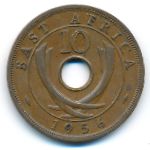 Восточная Африка, 10 центов (1956–1964 г.)