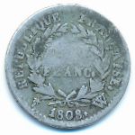 Франция, 1/2 франка (1808 г.)