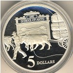 Australia, 5 dollars, 1997