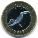 Катанга, 100 франков (2013 г.)