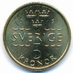 Sweden, 5 kronor, 2016