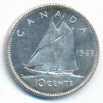 Canada, 10 cents, 1968