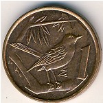 Каймановы острова, 1 цент (1992–1996 г.)