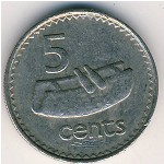 Фиджи, 5 центов (1969–1984 г.)