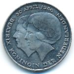 Netherlands, 2 1/2 gulden, 1980