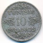 Tunis, 10 francs, 1934–1939