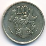 Кипр, 10 центов (1991–2004 г.)