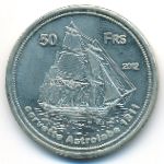 Bassas da india., 50 francs, 2012