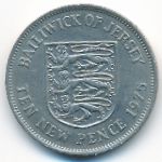 Jersey, 10 new pence, 1968–1980