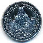 Gibraltar, 1 crown, 2003