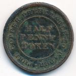 Новая Шотландия, 1/2 пенни (1812–1813 г.)