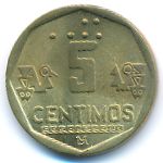 Peru, 5 сентимо (1998 г.)