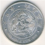 Japan, 1 yen, 1914